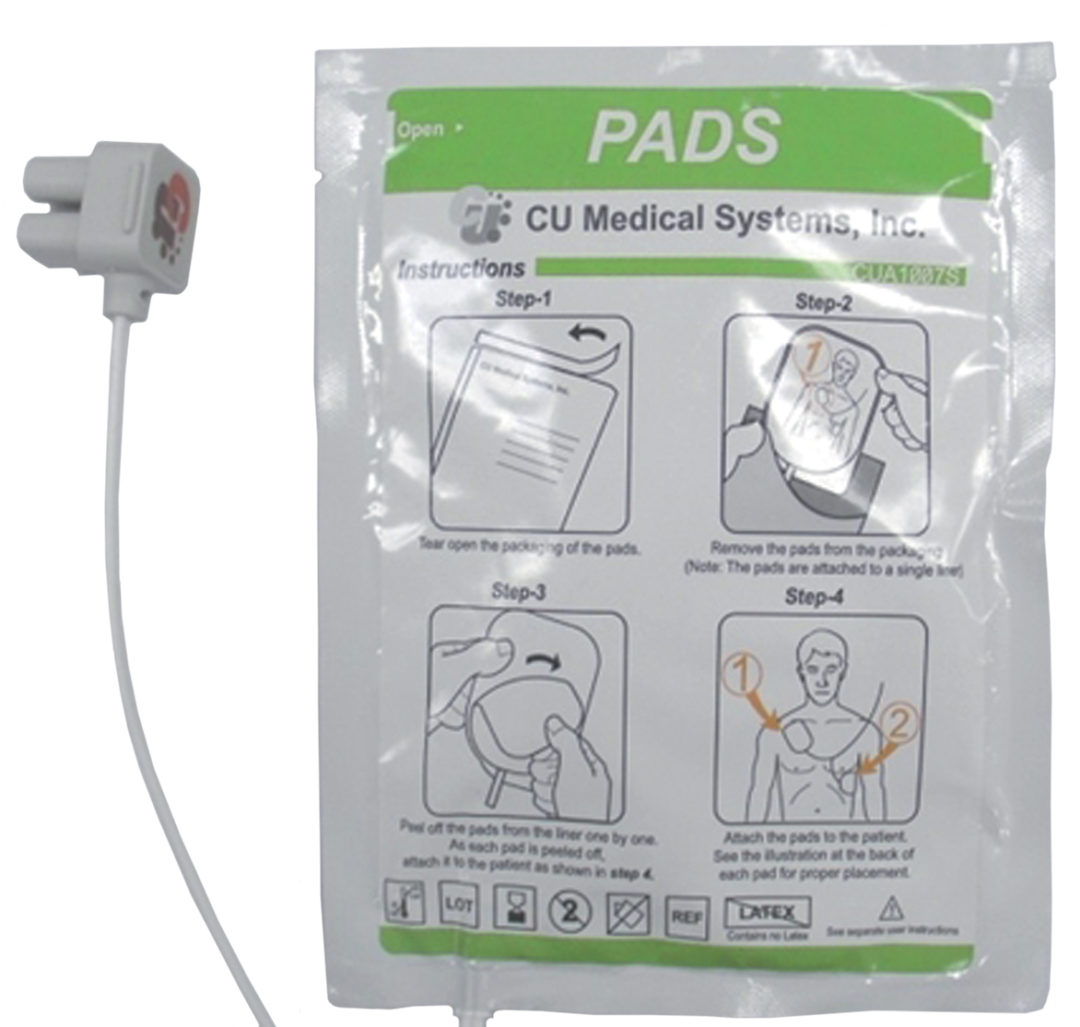 ELECTRODES ADULTE POUR DEFIBRILLATEUR DEF NSI 1 PAIRE Guyane
